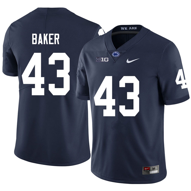 Men #43 Trevor Baker Penn State Nittany Lions College Football Jerseys Sale-Navy